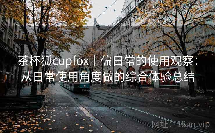 茶杯狐cupfox｜偏日常的使用观察：从日常使用角度做的综合体验总结